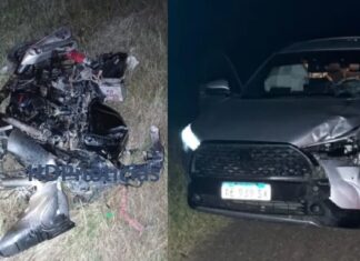 2 motociclistas murieron en brutal choque en la ruta 16