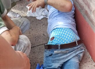 Motochorros asaltaron y balearon a gerente de El Parrillón en el Híper Libertad