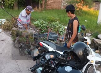 Le secuestraron la moto por tirar basura pero inventó un robo para que su mujer no lo rete