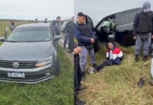 Persecución de película en la ruta 11: recuperan 2 camionetas y un auto robados en Buenos Aires