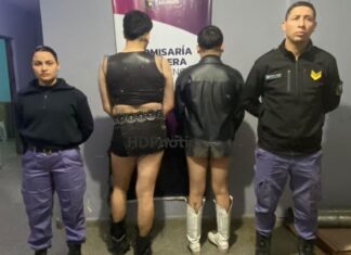 Travestis dudosos tomaron por asalto la barra de un bar y terminaron presos