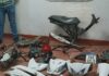 Roban y desarman en un ratito una moto en San Martín