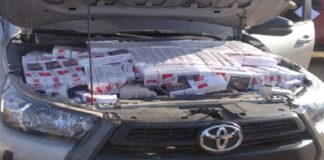 Cayeron 4 formoseños con una camioneta robada repleta de cigarrillos de contrabando