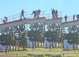 Rescatan a una adolescente a punto de arrojarse desde un puente