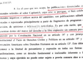 Libertad de Expresión: el Tribunal Electoral rechazó la censura pedida por Capitanich
