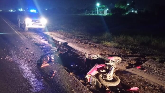 Motociclista muerto en la ruta 16