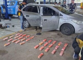 Cayó banda narco internacional en Chaco: 9 detenidos y 35 kilos de cocaína