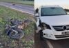 Motociclista de 33 años murió atropellado en la ruta 6