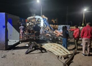 Choque de camiones en Quitilipi: un camionero murió