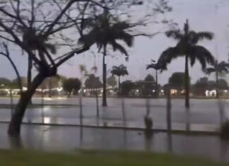 Tres Isletas bajo agua: un diluvio afectó a toda la zona