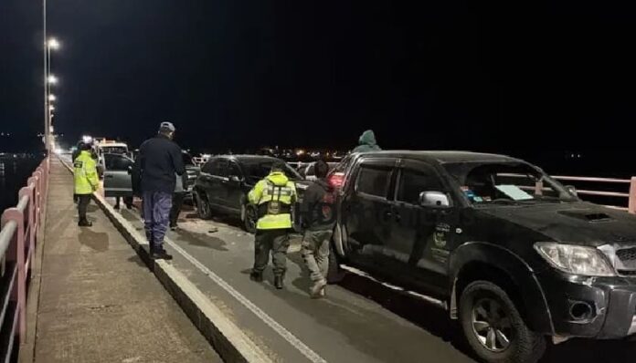 Triple choque en soledad