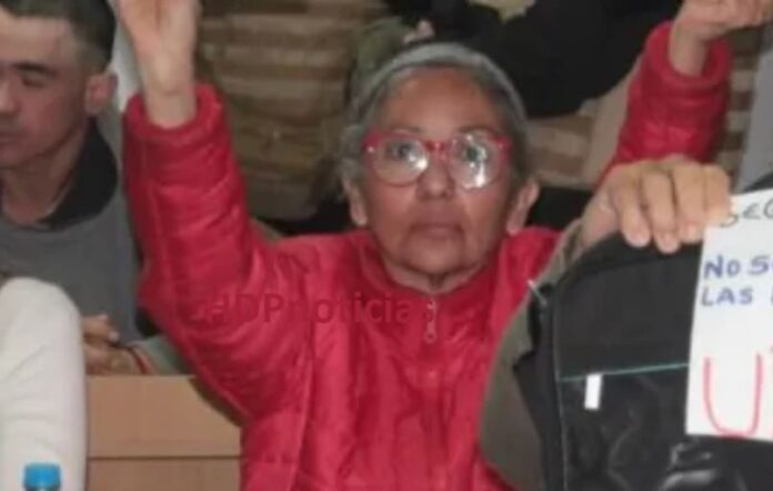 Marcela Acuña en la audiencia