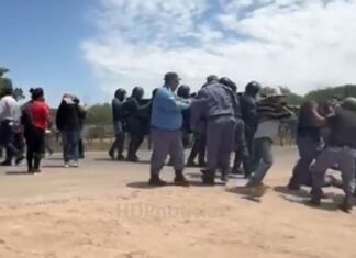 La Policía desalojó un piquete en Villa Río Bermejito: 42 efectivos lesionados