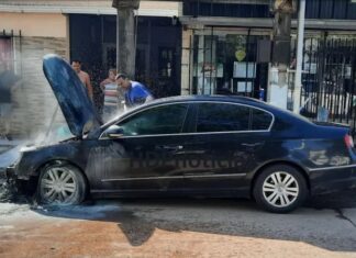 Incendio del auto del hijo de Raúl Abraham: cree que fue intencional y mira a la interna gremial