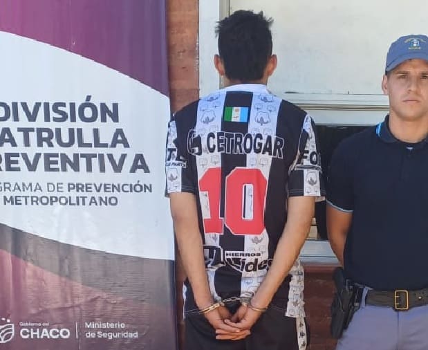 Violento detenido en la zona sur