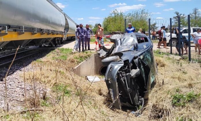 Choque en las vías