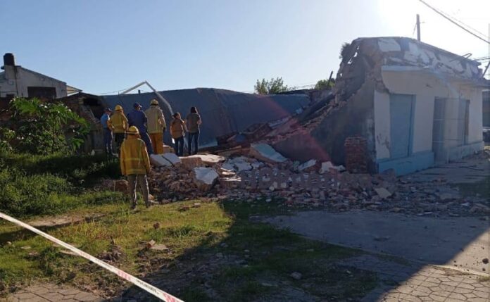 Derrumbe fatal en San Martín