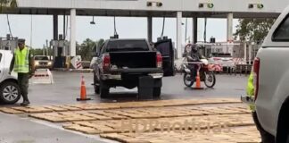 Interceptaron un camión con 1200 kilos de marihuana en el puente