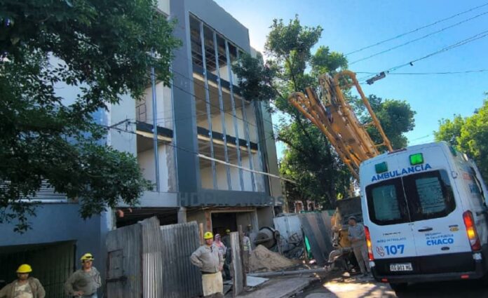 Obrero caído en Resistencia