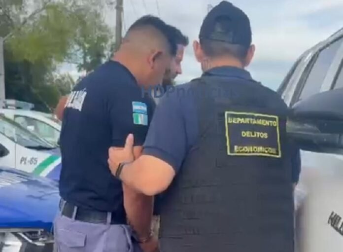 Policía coimero preso