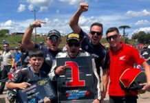 Gandola se consagró campeón del motociclismo brasileño por tercera vez