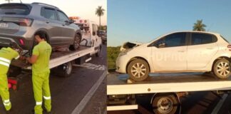 Otro choque en el puente: uno de los conductores abandonó el auto