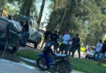 Sargento borracho intentó estrangular al comisario de Las Garcitas