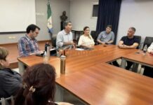 Capitanich pasó por la provincia para una reunión del PJ