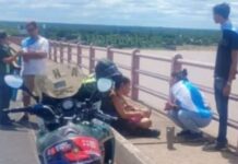 Evitaron que una mujer se arroje al Paraná desde el puente General Belgrano