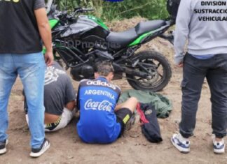 Robaron una Kawasaki 650 en Villa Ángela y escaparon a Resistencia