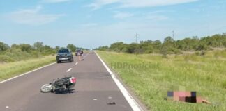 Robó una moto en Machagai y tuvo un accidente cuando escapaba hacia Resistencia