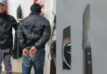 Armado con un cuchillo amenazó a varias personas en el Pediátrico