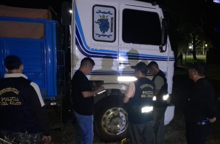 Secuestraron un Scania del Clan Sosa con patente de un auto robado