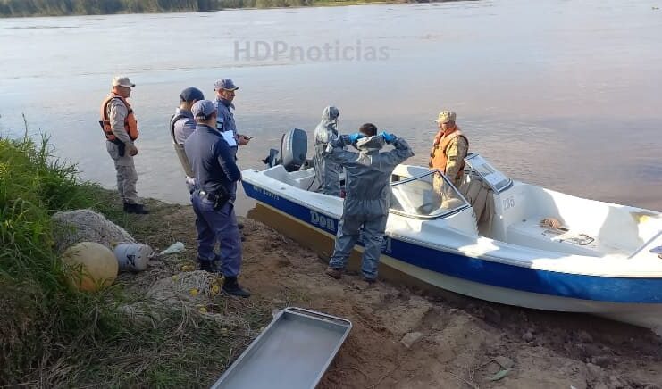Hallaron el cadáver de un hombre enredado en una red en el Paraná
