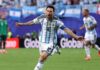 Mundial: 3 goles de Messi para el triunfo de Argentina frente a Argelia