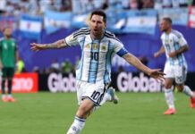 Mundial: 3 goles de Messi para el triunfo de Argentina frente a Argelia