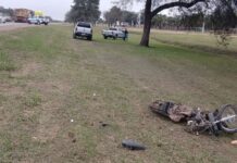 Corzuela: motociclista murió atropellado en la ruta 89