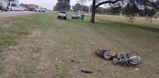 Corzuela: motociclista murió atropellado en la ruta 89