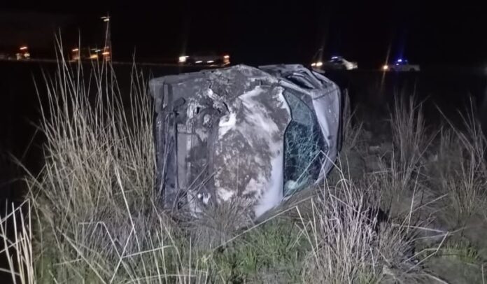 Despiste y vuelco fatal en la ruta 11