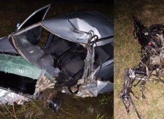 Motociclista de 18 años murió en choque frontal en la ruta 11
