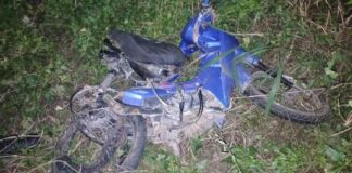 Motociclista murió atropellado por un BMW en la ruta 4