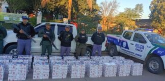 Secuestran un Corolla, una Hilux y una Amarok con cigarrillos de contrabando