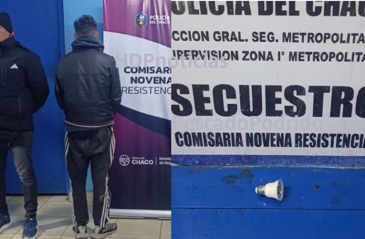 Es lo que hay: cayó un hombre que robó el “culito” de un foco