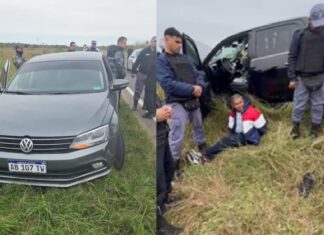 Persecución de película en la ruta 11: recuperan 2 camionetas y un auto robados en Buenos Aires
